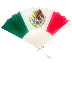 Mexico Flag Hand Fan